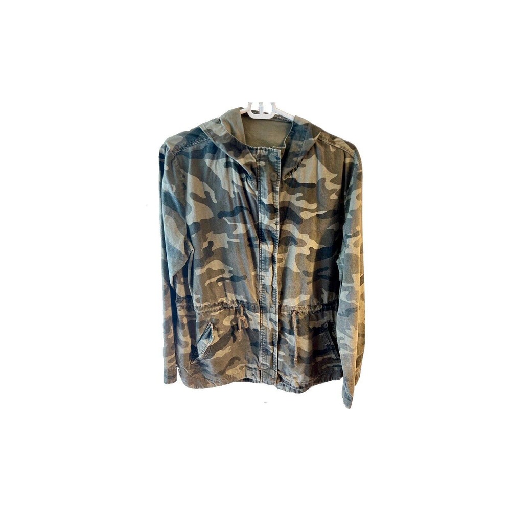 Forever 21 Camouflage Jacket W/ Hoodie
